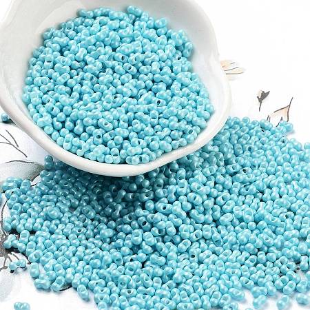 Opaque Colours Glass Seed Beads SEED-A033-06J-1