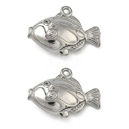 304 Stainless Steel Pendants STAS-P446-13B-P-1