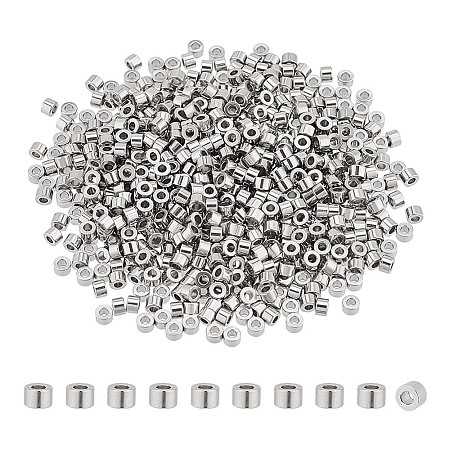 ARRICRAFT 600Pcs 304 Stainless Steel Column Spacer Beads STAS-AR0002-32-1