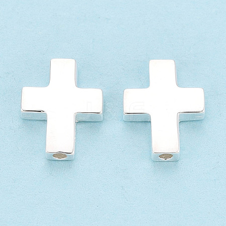 925 Sterling Silver Religion Cross Beads STER-N016-122S-1