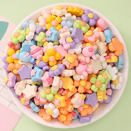Opaque Resin Cabochons X1-RESI-K027-30-1