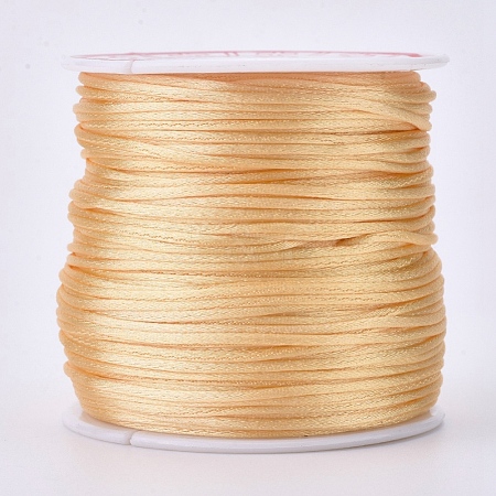 Nylon Satin Rattail Cords NWIR-WH0009-15A-07-1