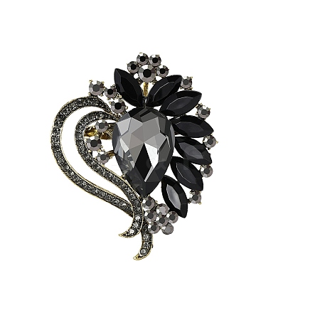 Alloy Rhinestone Brooch for Backpack Clothes PW-WG8AC7E-05-1