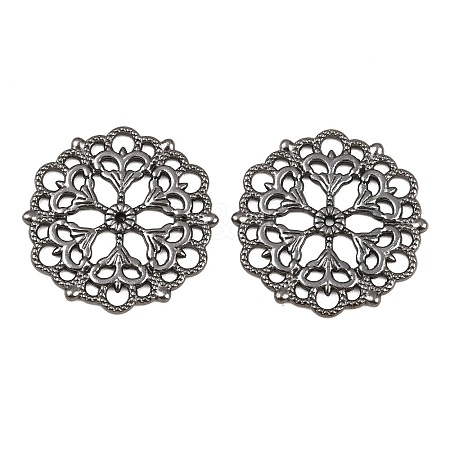 Tibetan Style Filigree Joiners Links LS-TIBE-A11623-B-LF-1