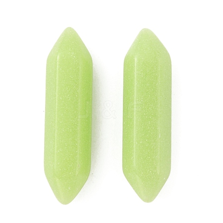 Synthetic Luminous Stone Double Terminated Points FIND-WH0416-97E-1