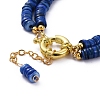 Dyed Natural Shell Multi-strand Bracelets BJEW-JB05256-4