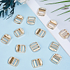 14Pcs Rectangle Alloy Buckles FIND-CY0002-02G-4