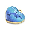 Printed Brass Pendants KK-CBAF4A6-01G-01-2