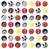 Handmade 8 Ball Polymer Clay Beads CLAY-TA0001-84A-3