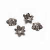 Tarnish Resistant 5-Petal 304 Stainless Steel Bead Caps STAS-D111-44-1