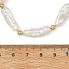 Natural Baroque Pearl Keshi Pearl Beaded Necklaces NJEW-JN06606-4
