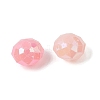 UV Plating Opaque Acrylic Beads OACR-G058-15A-2