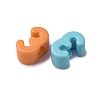 Opaque Acrylic European Beads OACR-S072-04F-2