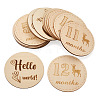 Basswood Milestone Cards WOOD-TA0001-41B-2