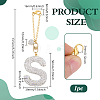 Polymer Clay Rhinestone Beads Penedant Decoration HJEW-PH02048-03-4