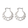 304 Stainless Steel Hoop Earrings EJEW-P271-08P-1