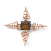 Rose Gold Brass Spritual Energy Generator DJEW-P003-01RG-06-2