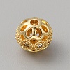 Brass Cubic Zirconia Beads KK-WH0081-07A-G-1