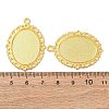 Tibetan Style Oval Alloy Pendant Cabochon Settings LS-TIBEP-Q054-44G-NR-3