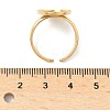 304 Stainless Steel Cuff Rings Components STAS-Z138-02G-01-5