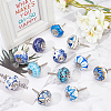 6Pcs 3 Styles Printing Porcelain Drawer Knobs FIND-GA0001-29C-5