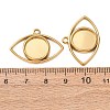 304 Stainless Steel Pendant Cabochon Settings SA-CBAAFB7-04G-2