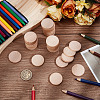 150Pcs 3 Bags Undyed Wood Cabochons WOOD-DR0001-06A-3