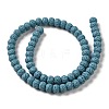 Natural Lava Rock Dyed Beads Strands G-Z036-B01-02-2