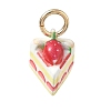 Spray Painted Brass Charms KK-CBAEB58-02C-1