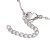 304 Stainless Steel Wavy Bar Link Chain Macrame Pouch Necklace Making NJEW-JN05065-03-4