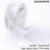 1Roll 5 Yards ABS Pearl Edged Mesh Ribbon for Bowknot Making OCOR-YW0001-13B-1
