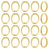 20Pcs Brass Twister Clasps KK-UN0005-31-1