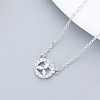 925 Sterling Silver Necklaces NJEW-BB55883-A-3