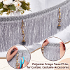 4M Polyester Fringe Tassel Trim DIY-OC0013-37E-4