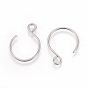 304 Stainless Steel Earring Hooks STAS-L216-02B-P-1