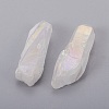 Electroplate Natural Quartz Crystal Beads KK-F757-G07-01-2