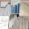 1Pc Cloth with Stainless Steel Wave Fold Curtain Tape FIND-PH0060-17B-5