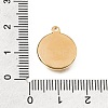 304 Stainless Steel Rhinestone Pendants STAS-E531-13G-B-3