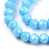 Electroplate Glass Beads Strands X1-EGLA-A034-P6mm-A06-2