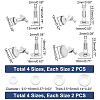 304 Stainless Steel Cuffinks STAS-UN0008-82-3