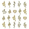 16Pcs 8 Styles Alloy Rhinestone Pendants ALRI-CJ0001-06-1