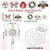 SUNNYCLUE DIY Office Lanyard ID Badges Holder Necklace Making Kit DIY-SC0021-45-2