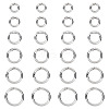 24Pcs 6 Styles Zinc Alloy Spring Gate Rings FIND-ME0002-10-1