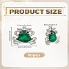 10Pcs Alloy Enamel Pendants ENAM-LP0001-74-2