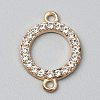 Alloy Crystal Rhinestone Connector Charms FIND-WH0431-27KCG-1