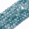 Spray Painted Glass Beads Strands X-GLAA-A038-A-70-1