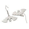 Non-Tarnish Halloween Theme 304 Stainless Steel Dangle Earrings for Women EJEW-F338-05P-2
