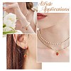 5Pcs Brass with Natural Agate Charms KK-CJ0003-17-7