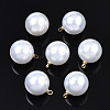 ABS Plastic Imitation Pearl Pendants SACR-T360-03-1