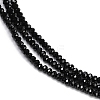 Natural Black Spinel Beads Strands X-G-P553-F08-01-4